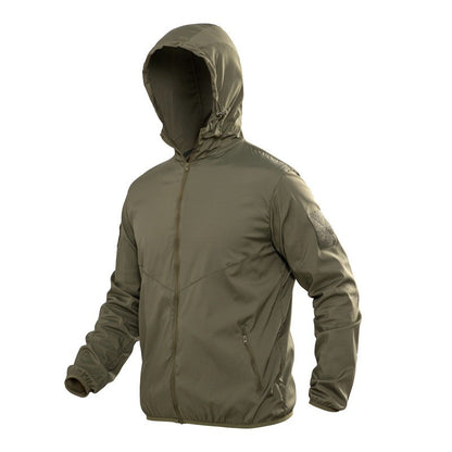 2025 New Thin Army Military Jackets Lightweight Quick Dry Windbreaker Jacket Summer Waterproof Tactical Skin Jacket Raincoat Men