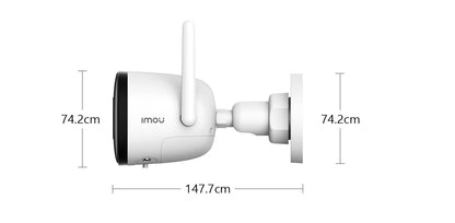 IMOU Outdoor Bullet 2C 5MP Wifi Camera Weatherproof AI Human Detection Outdoor Surveillance ip Camera