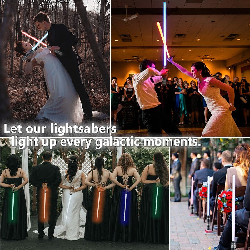 4-16Packs Light Up Sabers 7 Colors Expandable Light Swords Toys for Kid Adult Birthday Gifts Classroom Rewards Wedding Favors