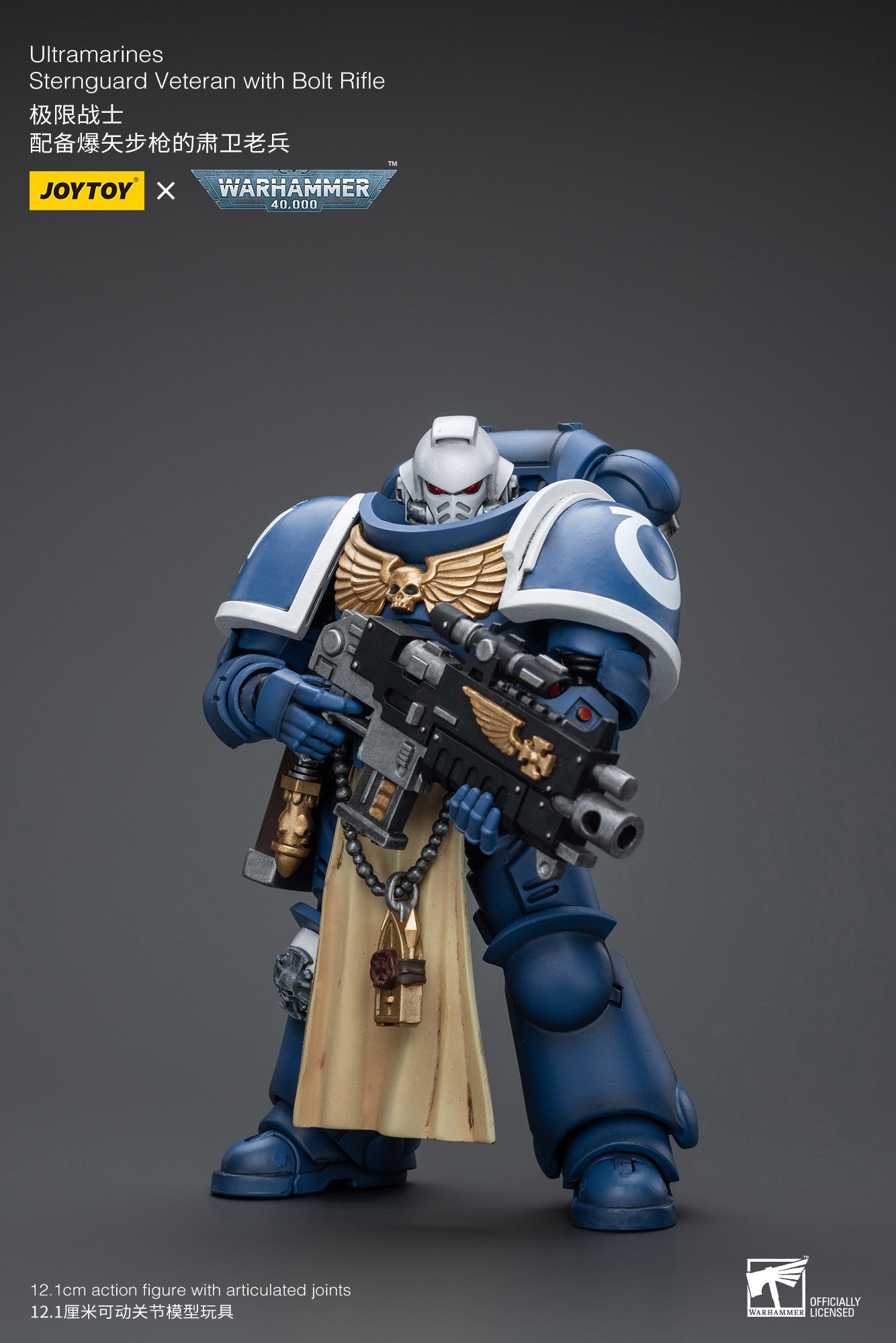 JOYTOY Warhammer 40k 1/18 Action Figures Anime 12,1cm Ultramarines Sternguard Veteran Coleção Modelo Brinquedos