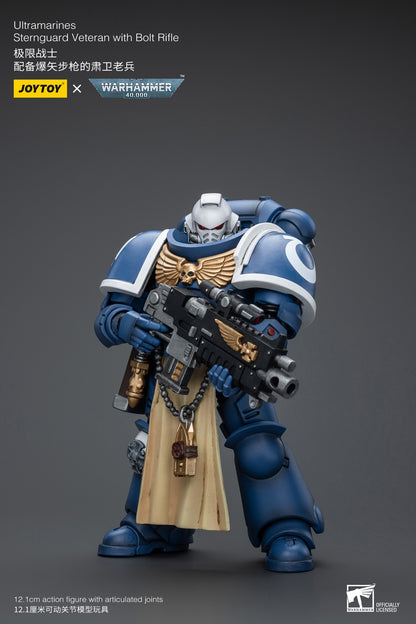 JOYTOY Warhammer 40k 1/18 Action Figures Anime 12,1cm Ultramarines Sternguard Veteran Coleção Modelo Brinquedos