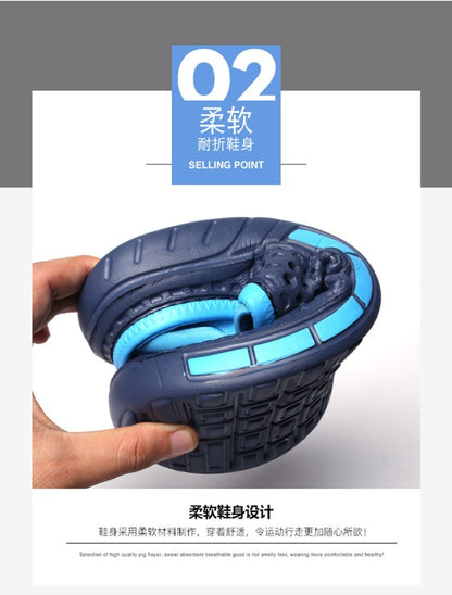 Men's and Women's Summer Sandals Clogs Casual Round Toe Slip on Outdoor Geometric Pattern Anti-slip Beach Hole Shoes Plus 46 47