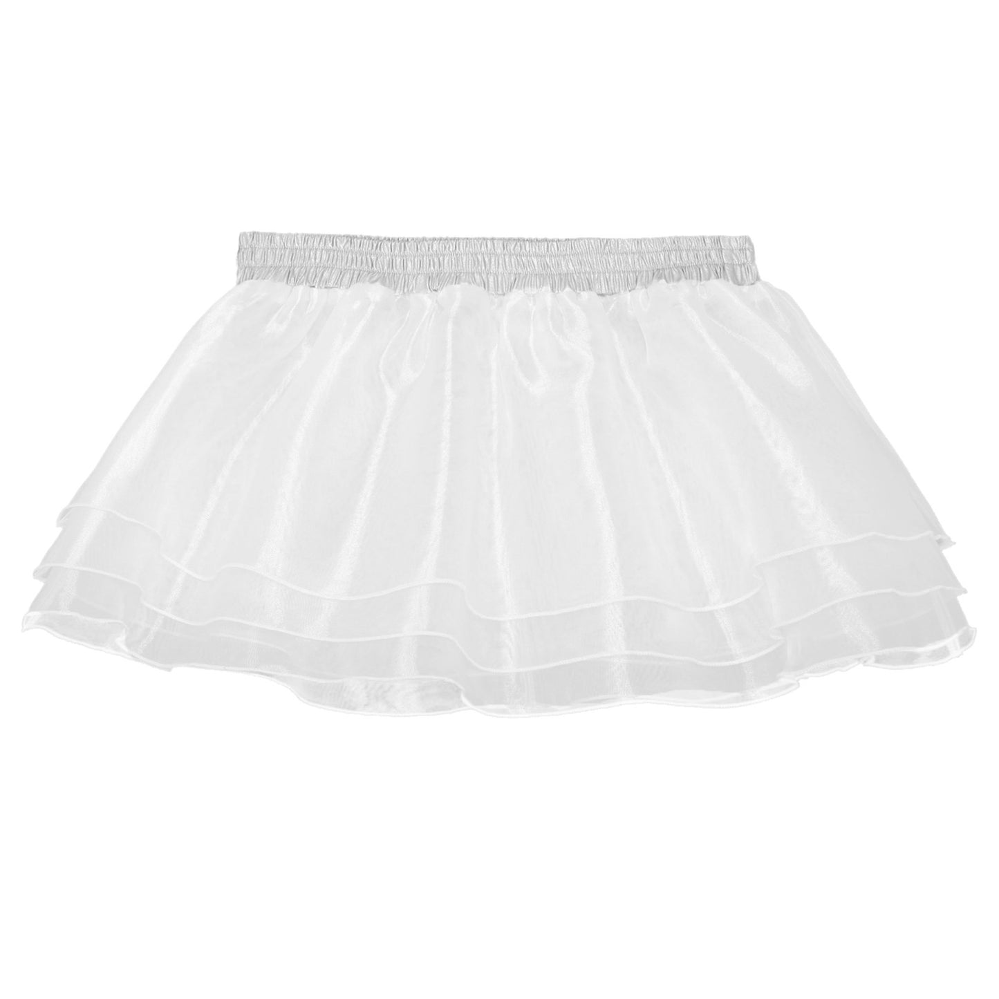 Womens Tiered A-line Pleated Short Skirt Shiny Glitter Skirt for Rave Festival Pole Dance Bar Party Skirt Night Club Costume