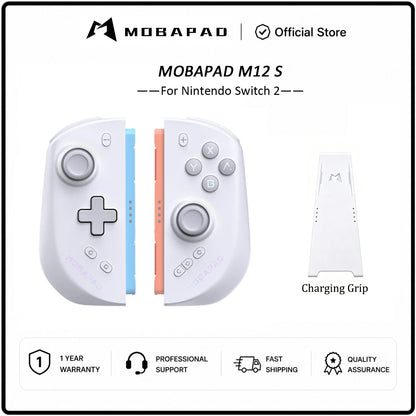 MOBAPAD M12 HD / M12 S Joypad for Nintendo Switch 2 with TMR Joystick HD Vibration Mechanical Buttons Remap Macro Gamepad