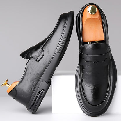High Quality Fashionable Loafers Leather Men Business Formal Casual Leather Shoes Spring Men Soft and Comfortable Leather Shoes