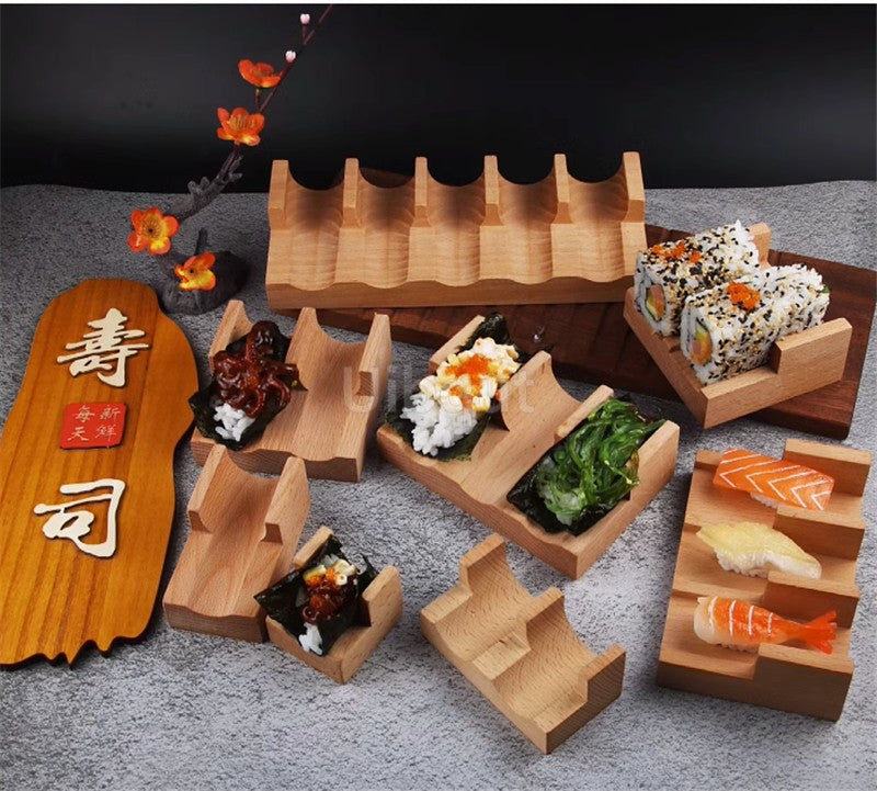 Suporte de Sushi Japonês Ferramenta para Loja de Rack de Madeira Taco Lanche Porta Alimentos Placa de Madeira Suporte de Culinária Sashimi Sushi Barco Restaurante Hotel Casa