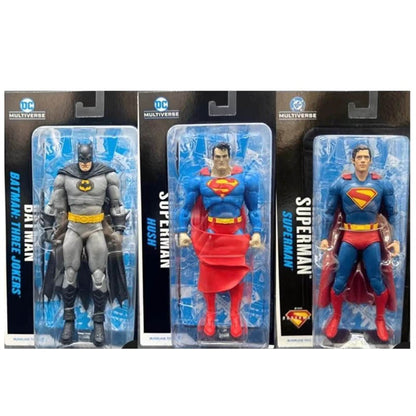 McFarlane Toys DC Multiverse Blister Card Batman/Superman Movie 2025/Hush Superman 7" Action Figures Model Doll Garage Kit