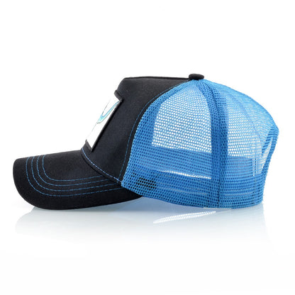 Men's Summer Baseball Cap Women Streetwear Trucker Caps With Spinosaurus Patch Snapback Hip Hop Drack Bones Adjustable Viosr Hat