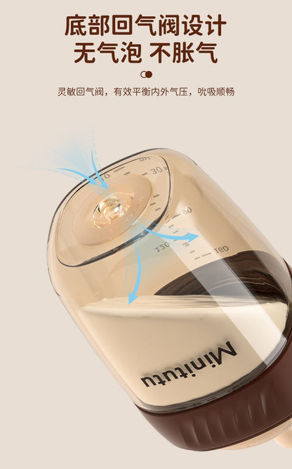 ? Minitutu ?Newborns aged 0-3-6 months, PPSU thermosensitive bottle/anti-colic, bottom return air exhaust