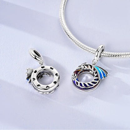 925 Sterling Silver Can Be Opened Pandant Easter Egg Charms Beads Fit Original Bracelet Making Fine Jewelry Women DIY Gift