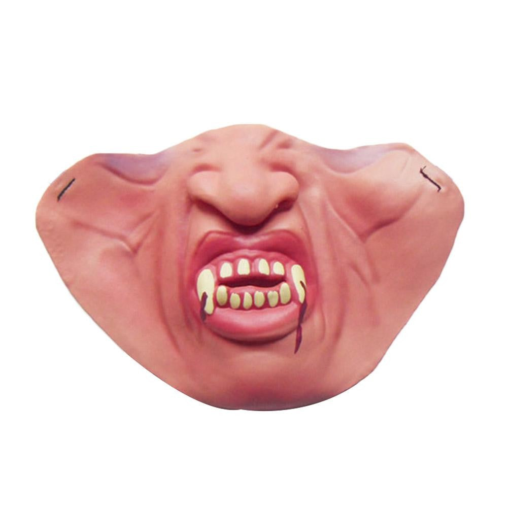 2026 New Funny Adult Party Mask Latex Clown Cosplay Hallowmas Party Decor Half Face Horrible Scary Mask Party Decoration Supplie