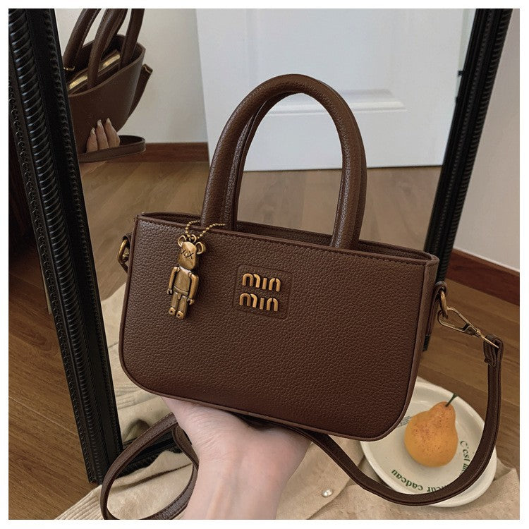 2025 New Trendy Women's Small Square Bag Minimalist Luxury Shoulder Bag for Mobile Phone Girl Fashion Crossbody Pouch Purse
