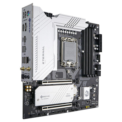 SOYO B760M D4 WiFi DDR4 LGA 1700 Intel B760 M-ATX Motherboard 2* M.2 PCIe 4.0 Type-C WiFi6 ARGB USB3.2 For 12/13/14th processor