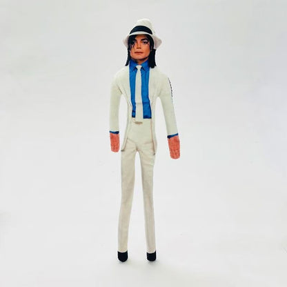 Anime Cosplay MJ Michael Jackson Plush Plushy Prop Doll Plush Stuffed Figure Dolls Room Decoration Abstract Joint Mobility Props