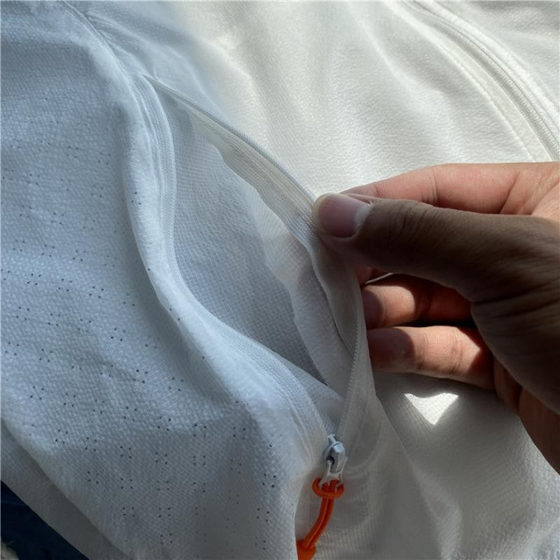 Adults Ultrathin Ultralight Clear Quick Dry Sun-Protective Breathable Camping Running Cycling Beach Jacket Skin Coat Windbreaker
