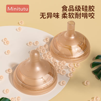 ? Minitutu ?Newborns aged 0-3-6 months, PPSU thermosensitive bottle/anti-colic, bottom return air exhaust