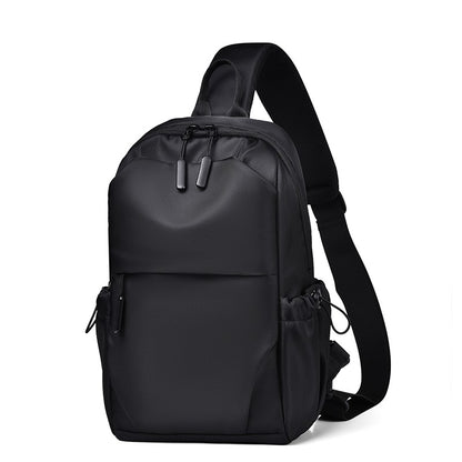 Men's Multifunctional Chest Bag with Adjustable Shoulder Straps, Suitable for Sports, Business, Travel, Commuting, Daily Outings