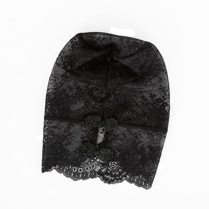 Sexy Lace Head Cover Full Face Halloween Eye Mask Cosplay Festival Party Mask Adult