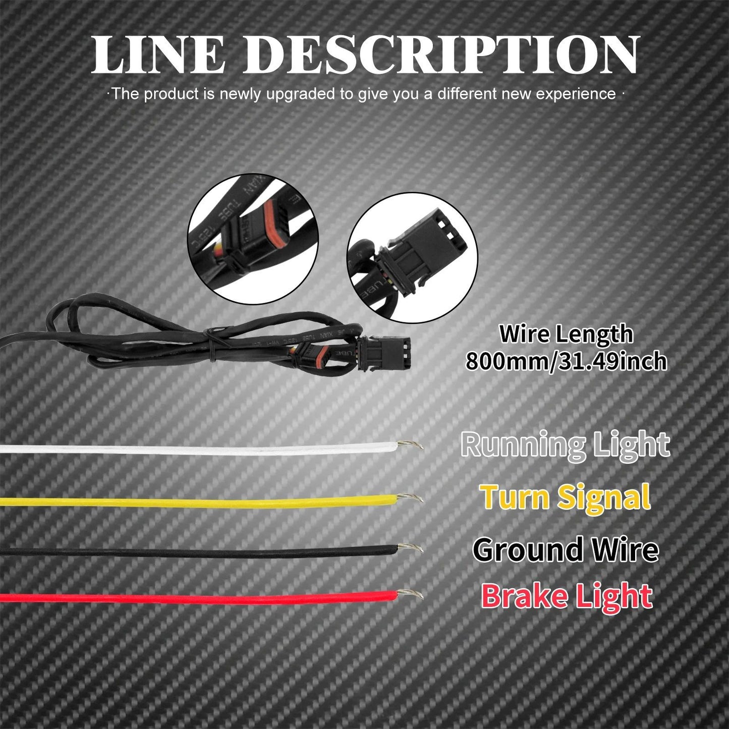 Motorcycle Rear Fender Mudguard Cover With LED Turn Signal Brake Light For Harley Softail Breakout Fat Boy FXDR 2018-2023 Black