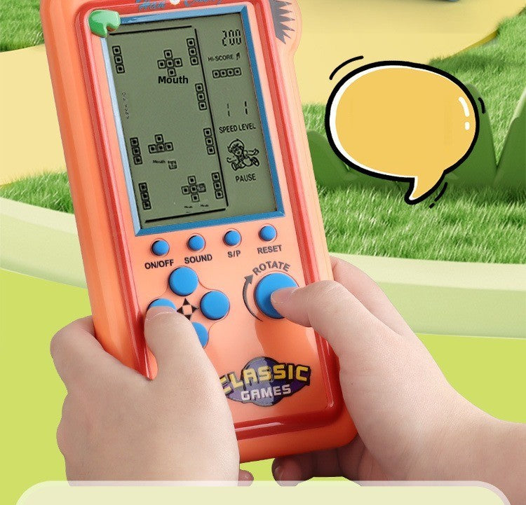 New Model Children's Large-screen Game Console - Tetris Game Console - Classic Puzzle Toy