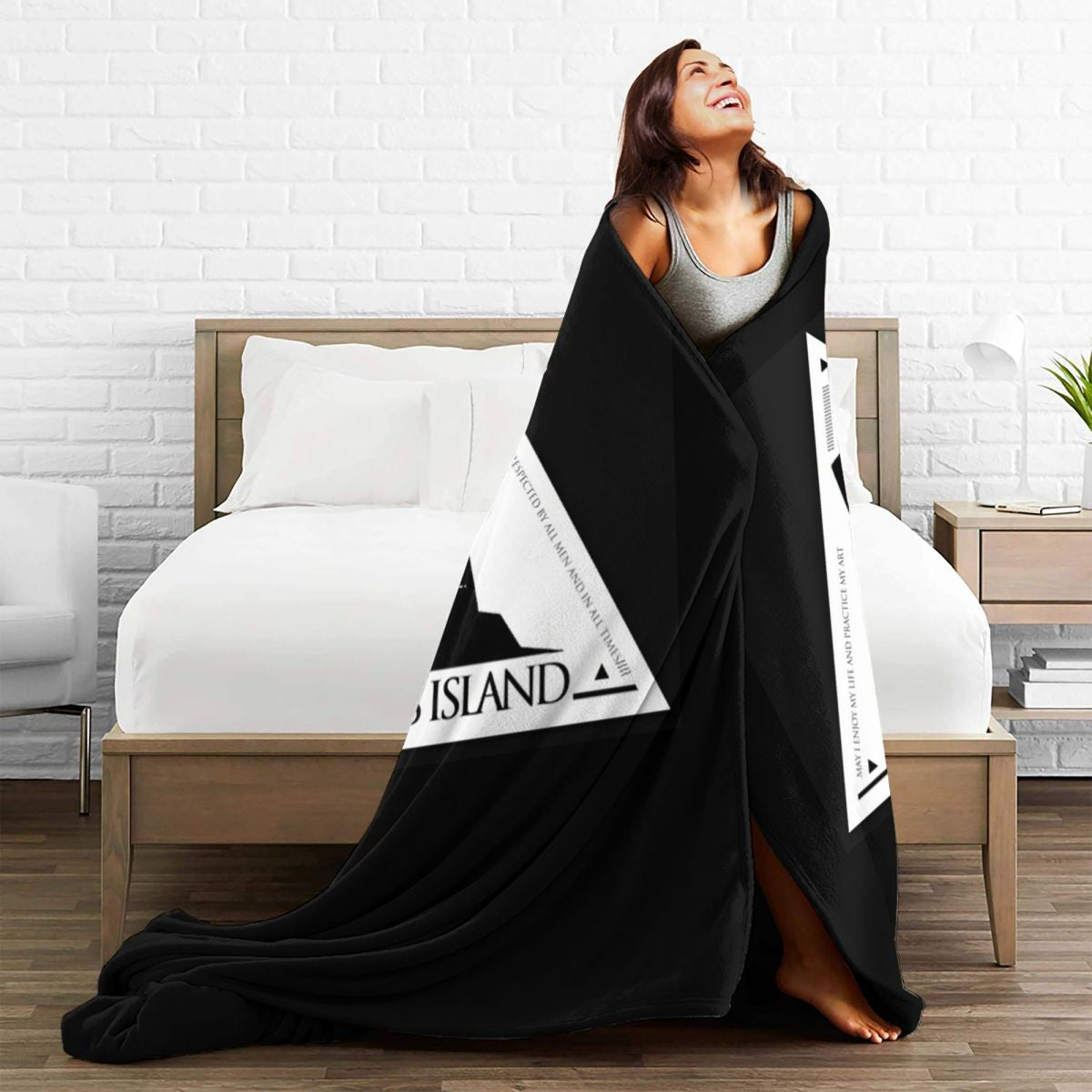 Arknights Rhodes Island Emblem Blanket Flannel Sofa Throw Blanket Super Soft for Home Bedroom Travel Throws Bedspread Quilt