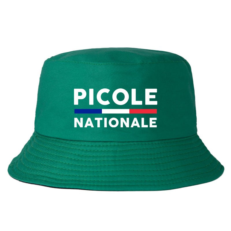 Summer Picole Nationale Bob Man Reversible Bucket Hat Women Cotton Fisherman Cap Unisex Outdoor Sport Sun Activities Panama