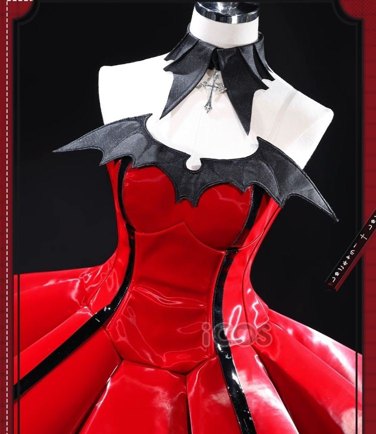 Utau Tsukiyomi Devil Costume Shugo Chara Cosplay Costume Full Set Anime Halloween Party Carnival Stage Performance Show