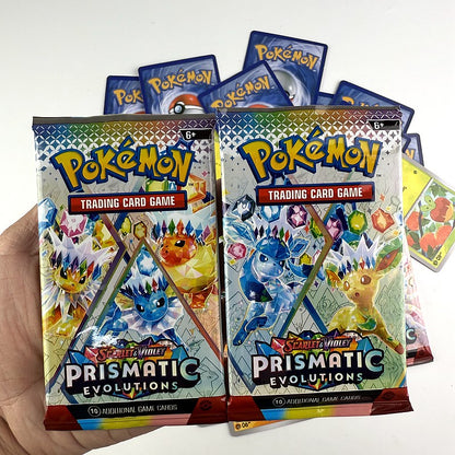 10/20 Pcs Cartas Pokémon Prisma 151 Evoluções Booster Inglês Batalha Jogo de Cartas Pokémon Cartas Colecionáveis