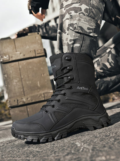 Botas de Caminhada Masculinas de Cano Alto, Casuais, Confortáveis e Quentes
