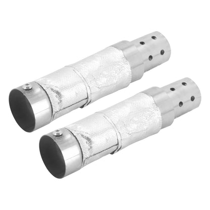 Motorcycle 38-48mm Quiet Baffle Exhaust Pipe Muffler Universal For Harley Sportster XL XR Touring FLHR Dyna Softail FL