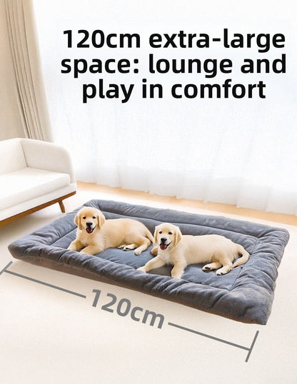 Colchonete para Cama de Cachorro Grande para Uso no Inverno Mantenha Aquecido Uso Dupla Face Almofada Relaxante para Golden Retriever