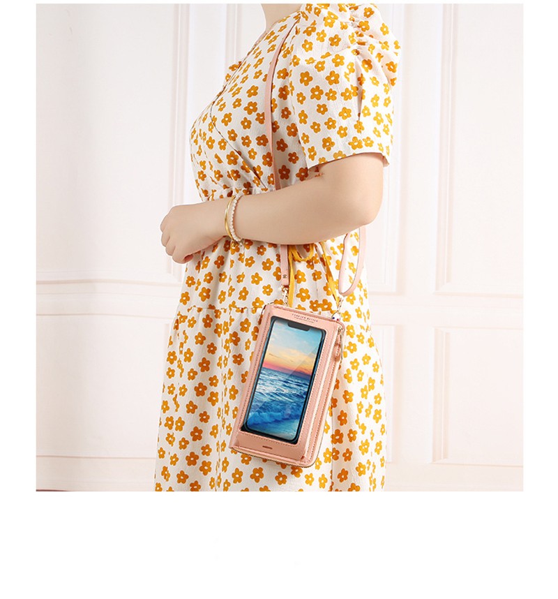 Women Crossbody Bags Touch Screen Cell Phone Purse 2023 Fashion Shoulder Bag Mobile Mini Wallet Card Holder Handbag for Female