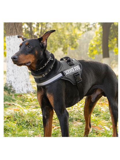 Peitoral Para Cachorro Sem Puxar, Refletivo, Ajustável, Sem Sufocamento, Colete Para Animais De Estimação Com Alça Para Fácil