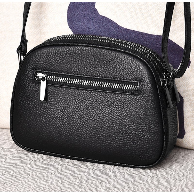 Luxury Leather Tote Bag - Designer Brand Women's Handbag for Office & Daily Use, Modern Minimalist Style