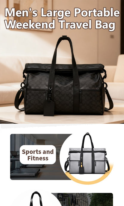 Large Duffle Bag for Travel Waterproof Gym Duffel Bag Men Durable Carry on Weekender Overnight Sports Luggage Weekend  Workout