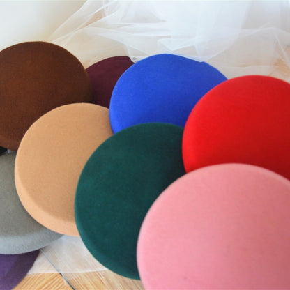 Lawliet Circle Feminino Capacete Chapéus de Feltro de Lã Chapéus Pillbox Fascinator para Mulheres Suprimento de Chapelaria Base de Chapéu Chapéus de Coquetel