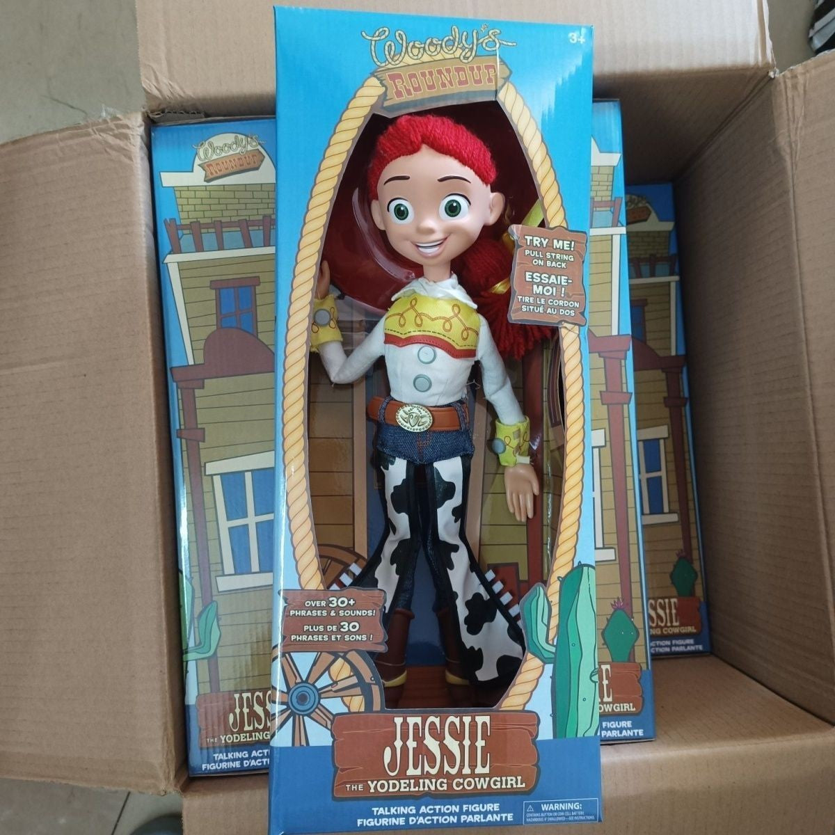 Em estoque Disney Pixar Toy Story Woody Bonecos de Ação Filme em Inglês Som Personagem Boneco de Pano Cowboy Presente de Aniversário Para Crianças