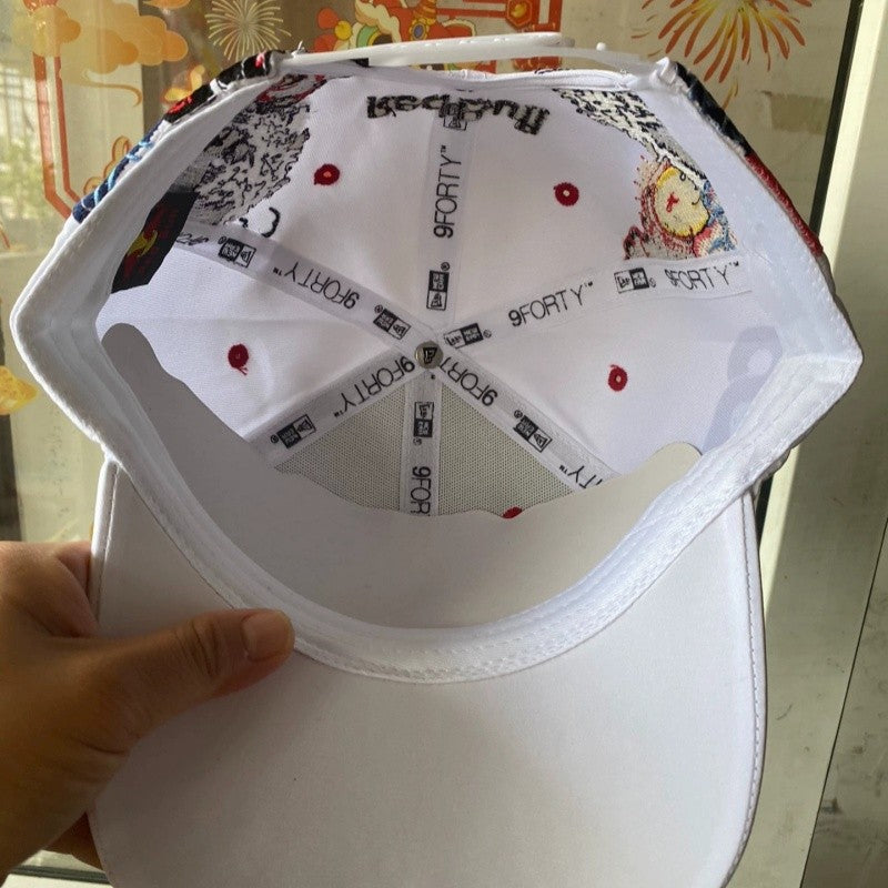 2025 New Red Bull Mesh Hat Embroidered Red Bull Baseball Hat Men's and Women's Outdoor Multi functional Hat Red Bull Racing Hat