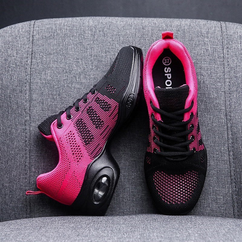Jazz Dance Shoes For Women's Dance Sneakers Lightweight Breathable Woman Dancing Shoes