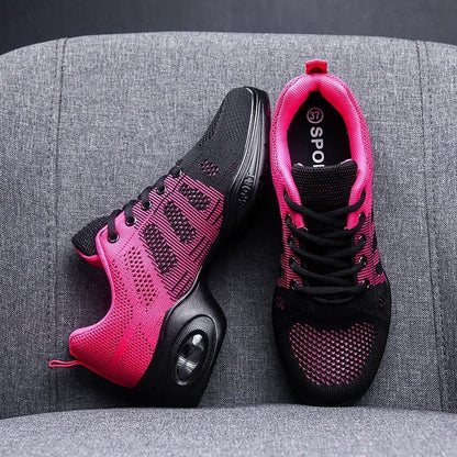Jazz Dance Shoes For Women's Dance Sneakers Lightweight Breathable Woman Dancing Shoes