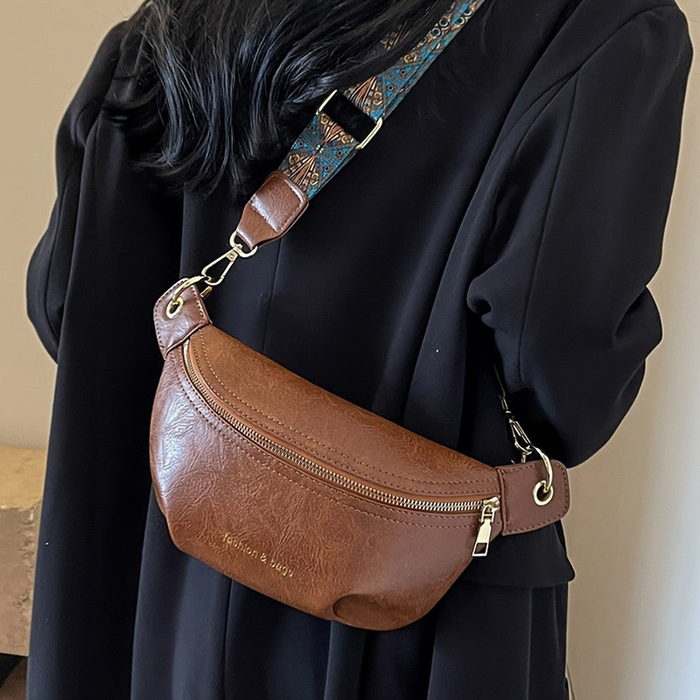 Fashionable New Women's Bag, Simple and Stylish Women's Casual Chest Bag, Waist Bag, Single Shoulder Crossbody Bag