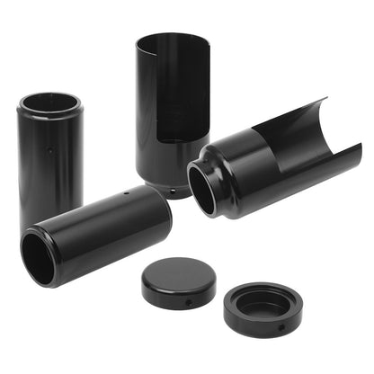 Conjunto de Capas para Bengala de Alumínio CNC Preto para Harley Softail Breakout FXSB 2013-2017 2016