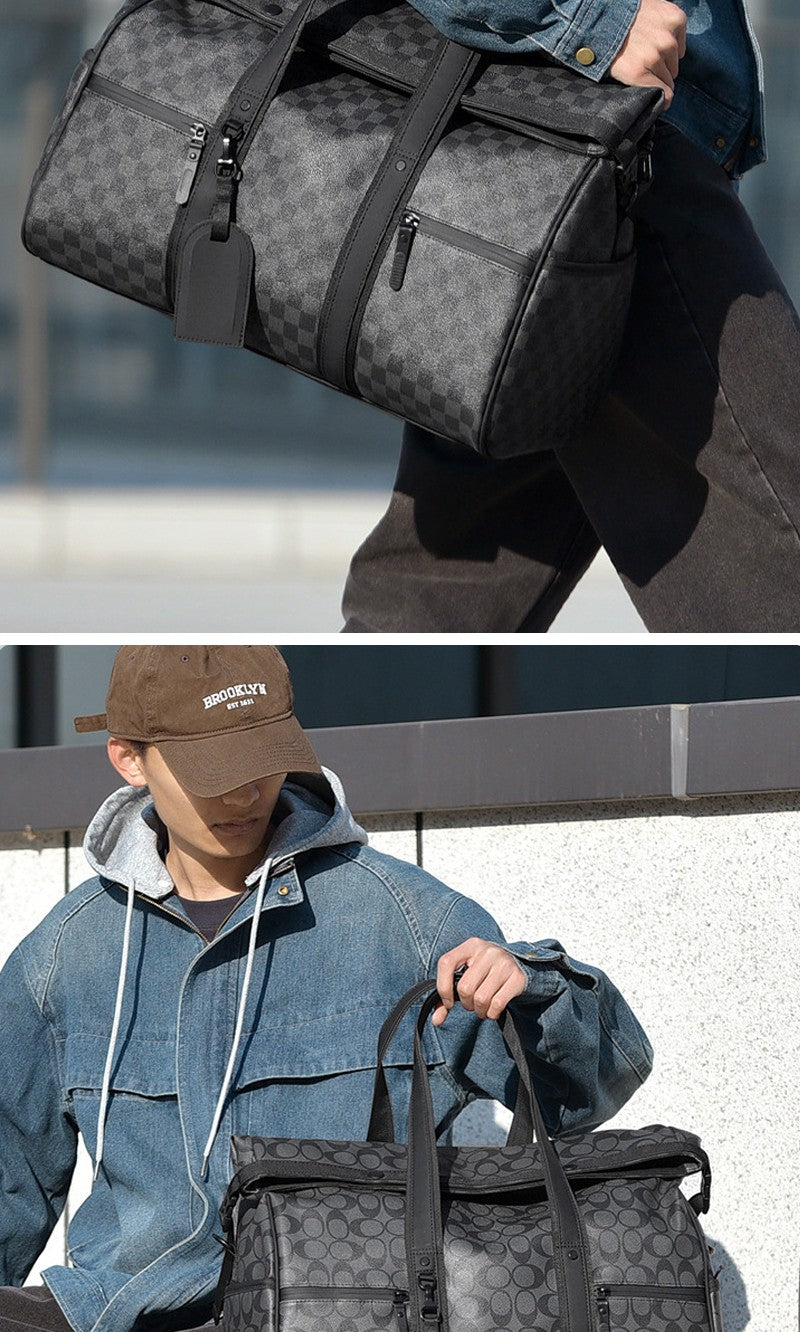 Large Duffle Bag for Travel Waterproof Gym Duffel Bag Men Durable Carry on Weekender Overnight Sports Luggage Weekend  Workout