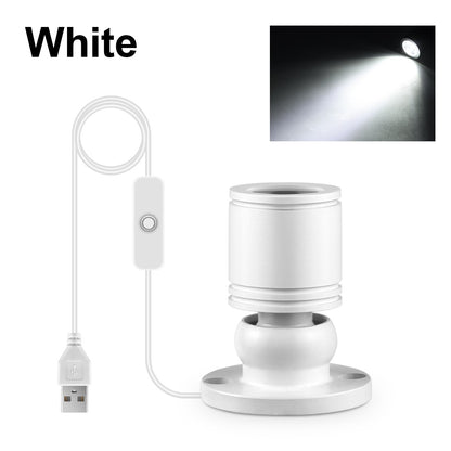 Colorful Led Spotlight USB 5V Mini Ceiling Spot 1W Showcase Pattern Showcase Light Room Decor