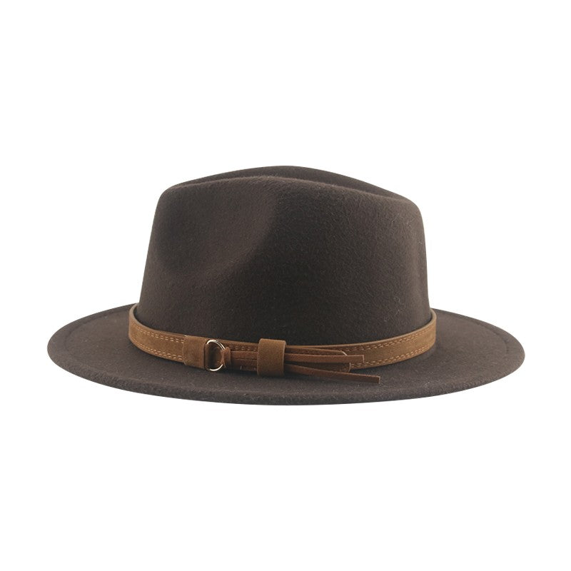 Hats for Women Fedoras Girls Hat Boys Hat Felted Kids Baby Caps Small 52cm 54cm Belt Wedding Cute Kid Fedoras Sombreros De Mujer