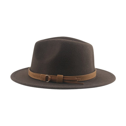 Hats for Women Fedoras Girls Hat Boys Hat Felted Kids Baby Caps Small 52cm 54cm Belt Wedding Cute Kid Fedoras Sombreros De Mujer