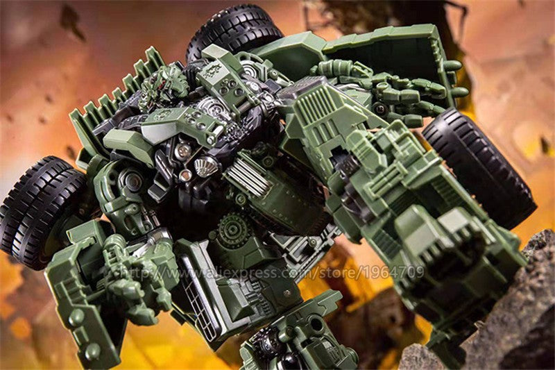 DD02 Anime Transformation Toys AOYI 8 EM 1 Boneco Articulado Maneiro Modelo Scrapper G1 KO SS60 Devastator Engenharia Carro Robô Menino