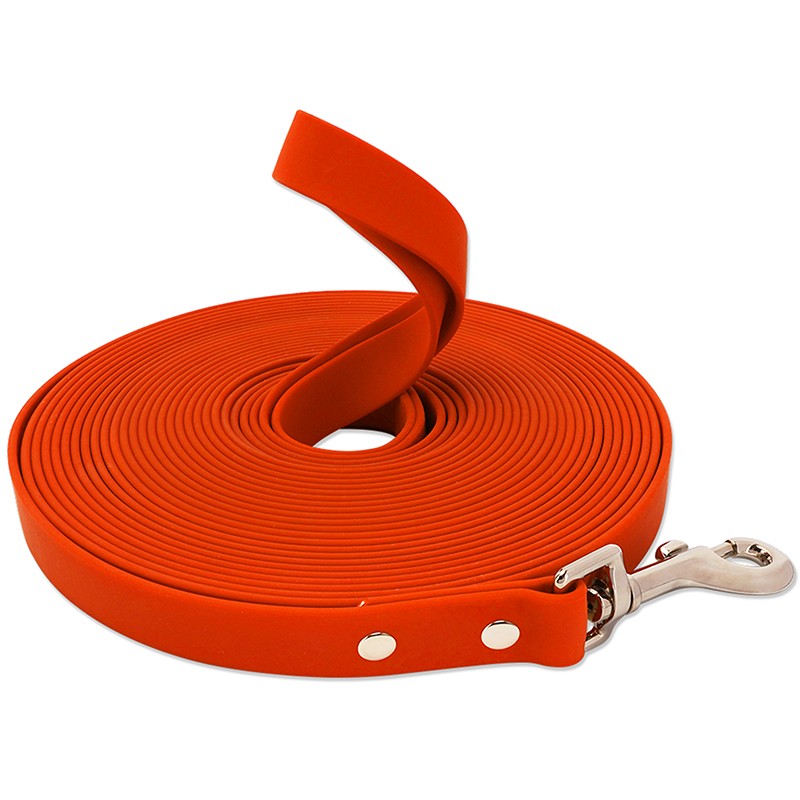Guia de Cachorro Impermeável Longa de PVC Coleira Fácil de Limpar para Cães Pequenos, Médios, Grandes, Grandes, para Caminhada e Adestramento, 3m 5m 10m 15m