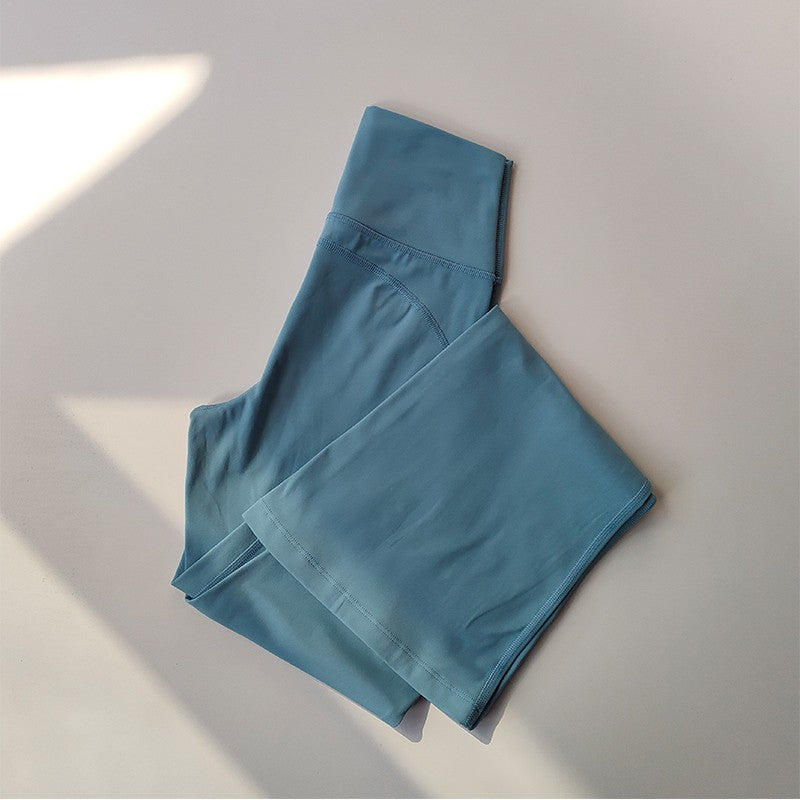 High-end Yoga Leggings Slim Yoga Pants High Waist Wide Leg Pants Bottoms Breathable Gym Casual Sports Bell Leggings Female