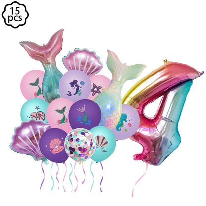 Big Upright Mermaid Tail Balloon Mermaid Balloon Wedding Baby Shower Kids Girls Birthday Decor Mermaid Birthday Party Decoration